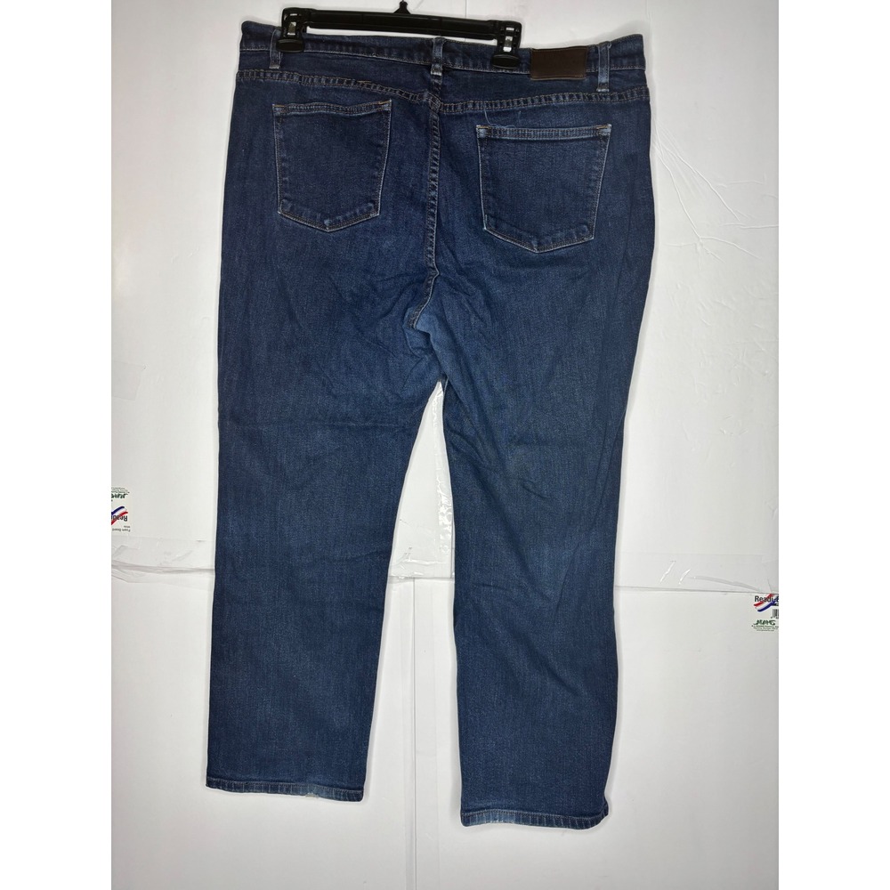 Lauren Ralph‎ Lauren Classic Straight Leg Jeans Dark Wash Blue Denim 18W LRL
